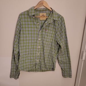 Hollister Mens Cotton LS Button Down Size Large